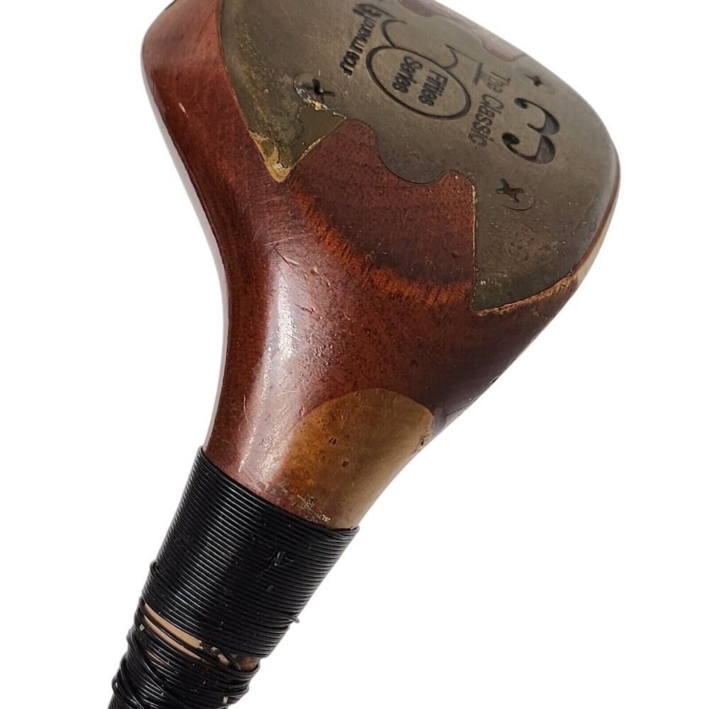 Louisville Golf The Classic 50’s Persimmon 3-Wood RH Regular Steel 42.5" READ - Picture 8 of 16